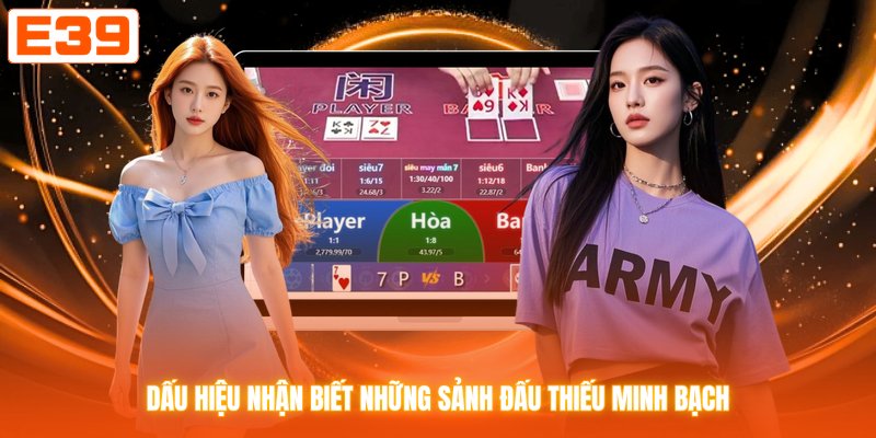Dấu hiệu nhận biết những sảnh đấu thiếu minh bạch